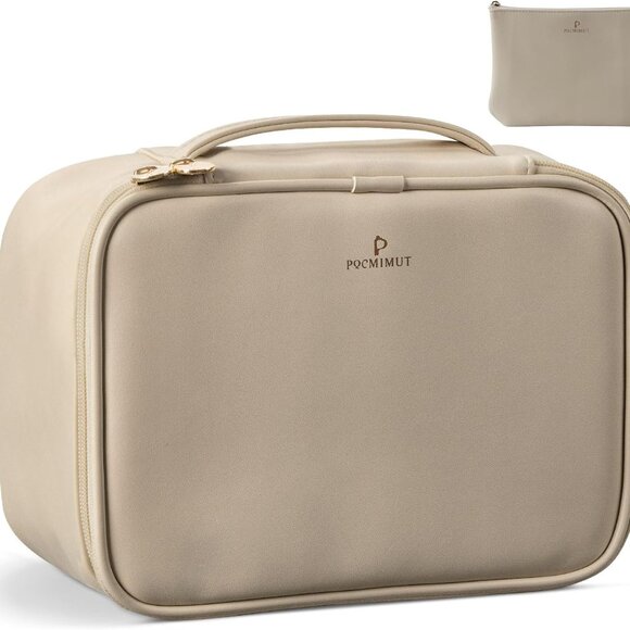 Handbags - NWT-Travel Makeup Bag - PU Leather Make Up Bags